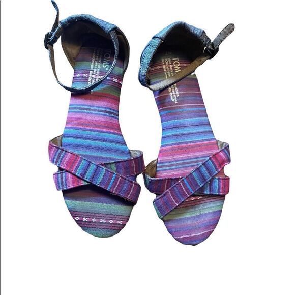 Toms multicolor flat sandals - Picture 1 of 9